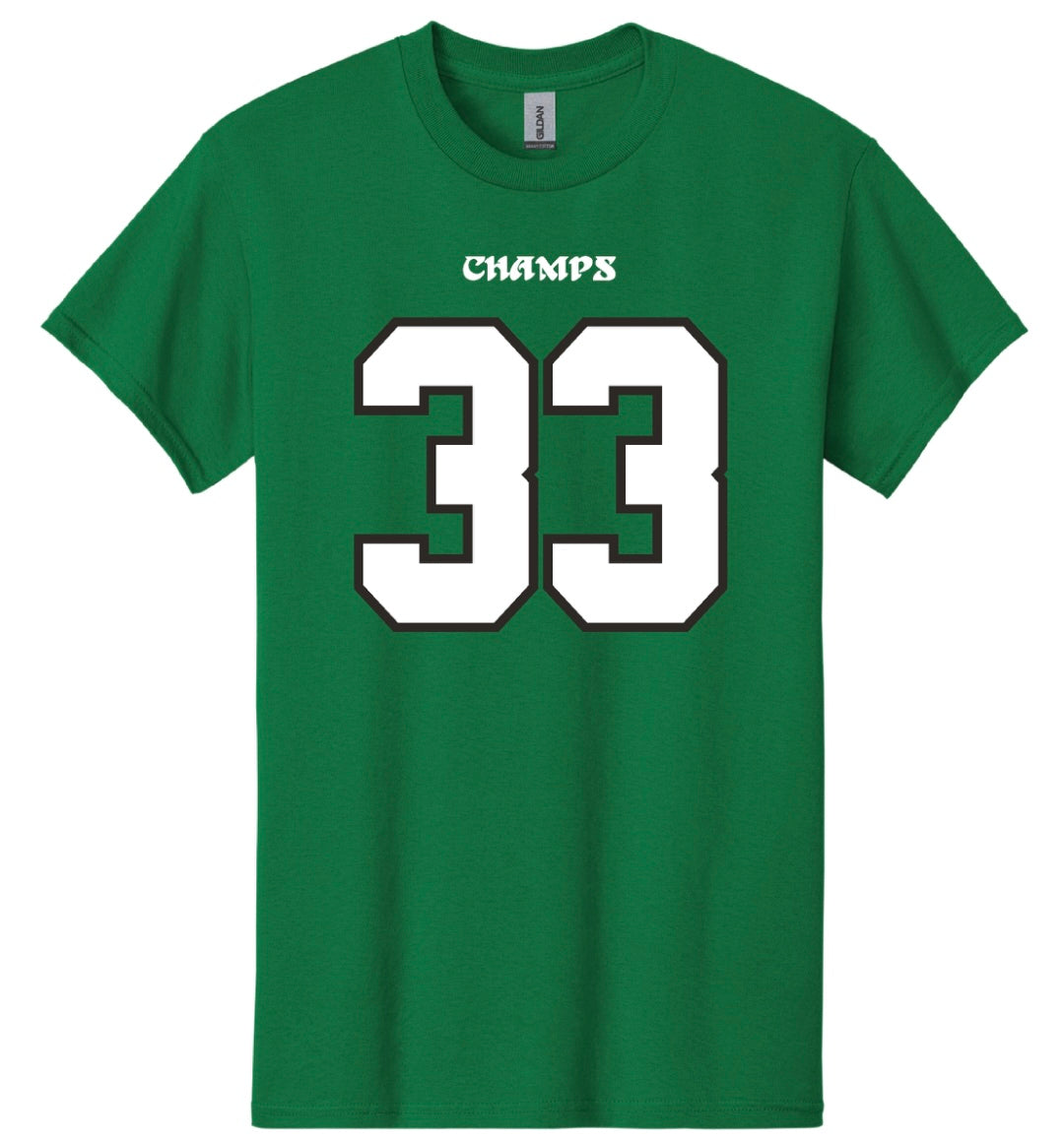 Exciting White Tee – Champs Downtown
