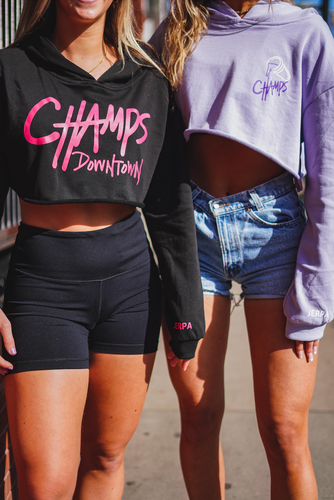 Jerpa X Champs Women's Cropped Hoodie