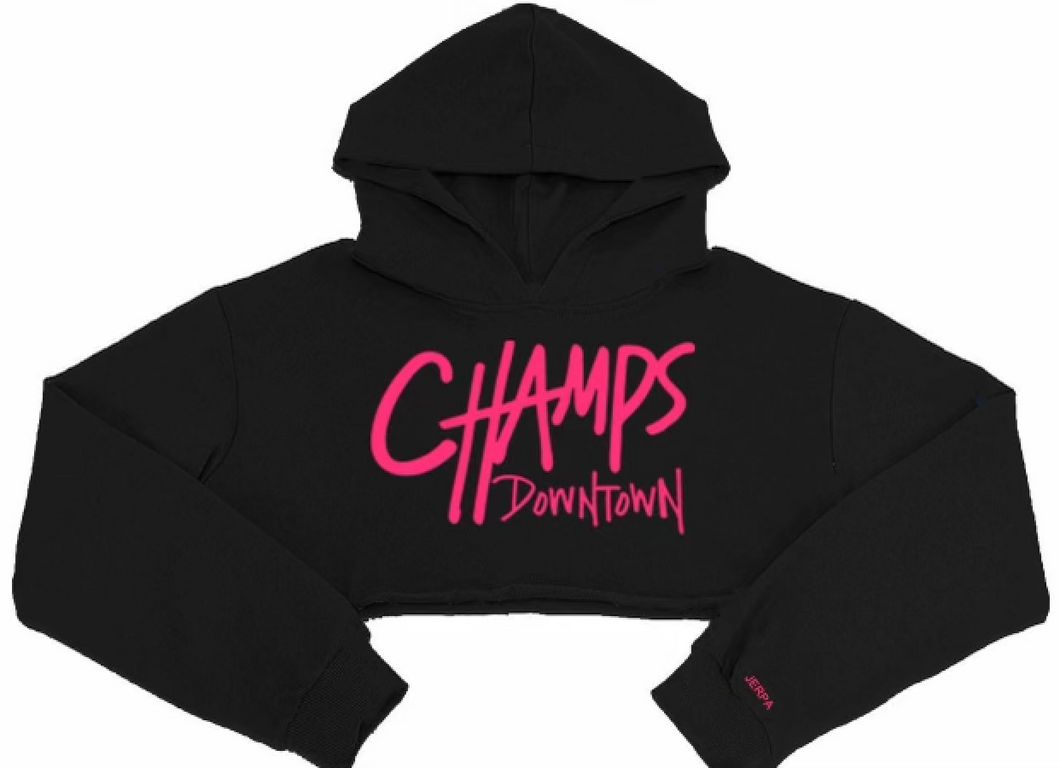 Jerpa X Champs Women's Cropped Hoodie